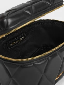 Arwen Quilted Top Handle Vanity Bag