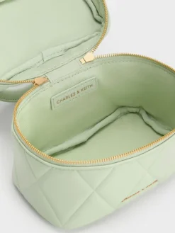 Arwen Quilted Top Handle Vanity Bag