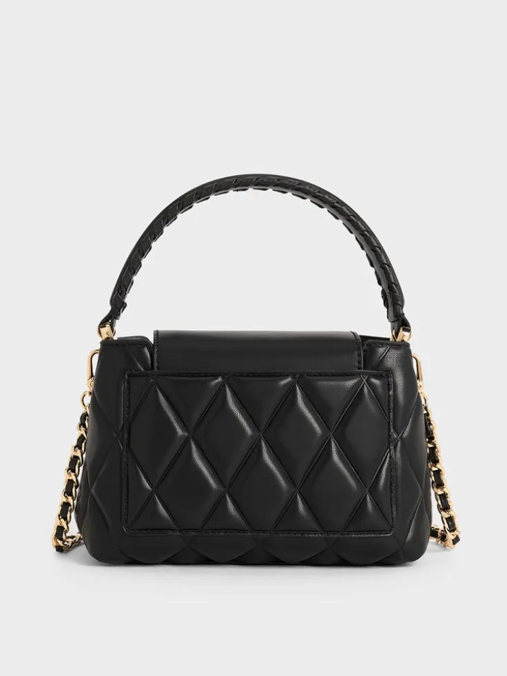 Arwen Quilted Top Handle Bag