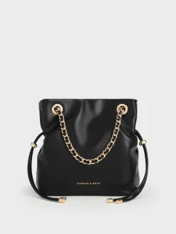 Arya Braided-Chain Crossbody Bag