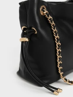 Arya Braided-Chain Crossbody Bag