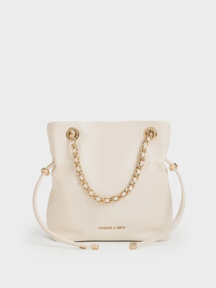Arya Braided-Chain Crossbody Bag