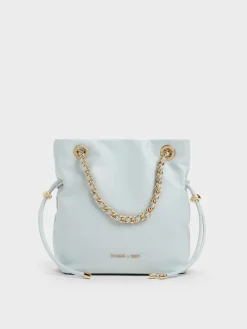 Arya Braided-Chain Crossbody Bag