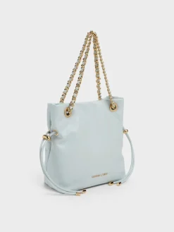 Arya Braided-Chain Crossbody Bag