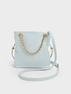 Arya Braided-Chain Crossbody Bag