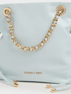 Arya Braided-Chain Crossbody Bag
