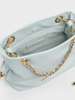 Arya Braided-Chain Crossbody Bag