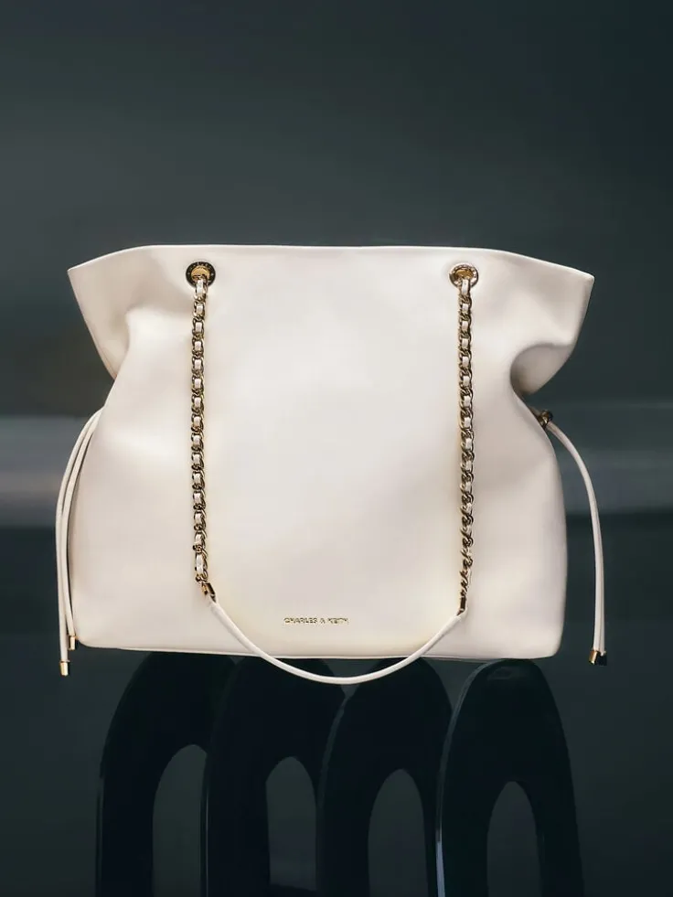 Arya Braided-Chain Tote Bag