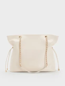 Arya Braided-Chain Tote Bag
