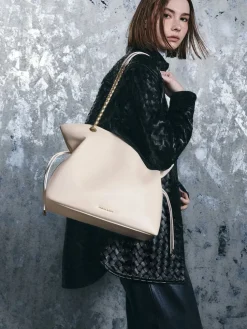Arya Braided-Chain Tote Bag