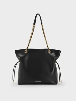 Arya Braided-Chain Tote Bag