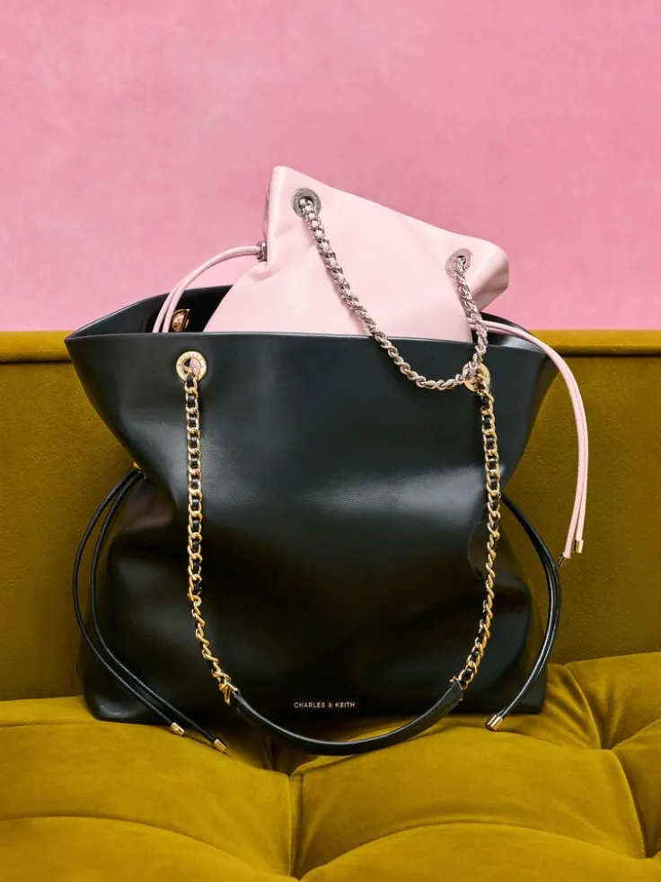 Arya Braided-Chain Tote Bag
