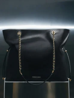 Arya Braided-Chain Tote Bag