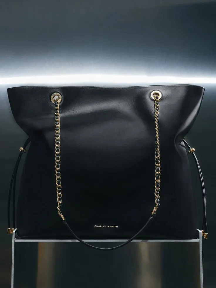 Arya Braided-Chain Tote Bag