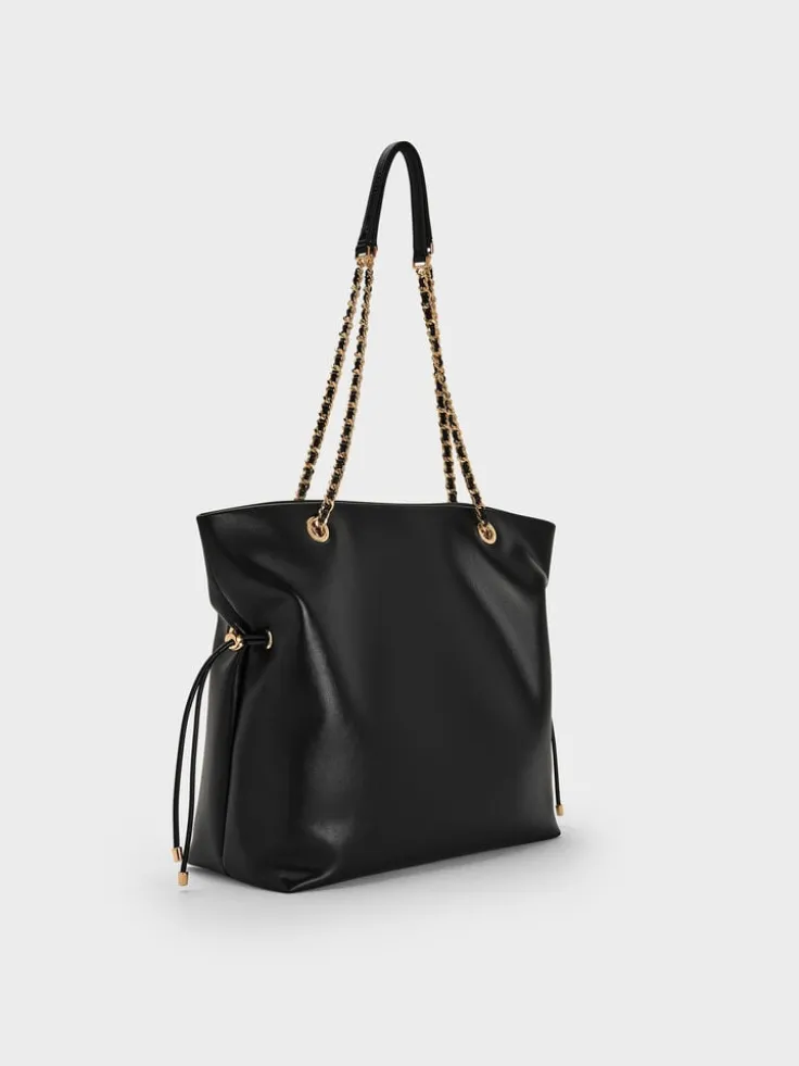 Arya Braided-Chain Tote Bag