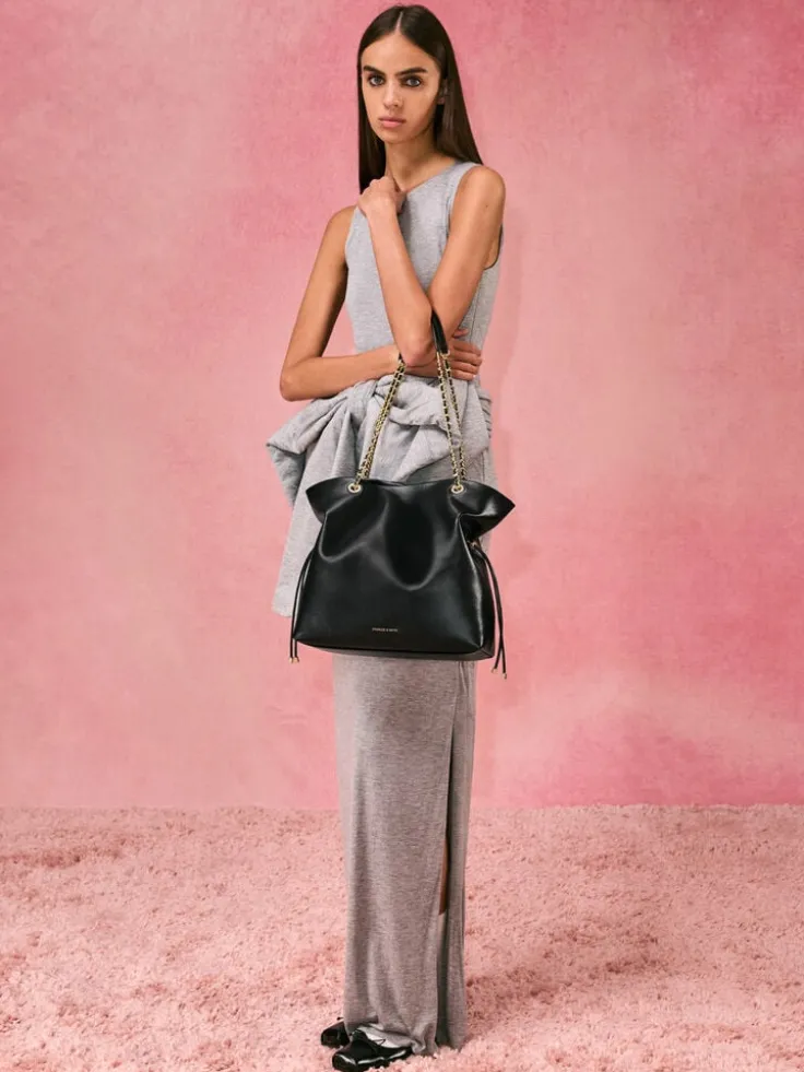 Arya Braided-Chain Tote Bag