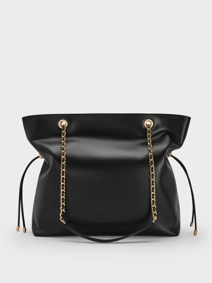 Arya Braided-Chain Tote Bag