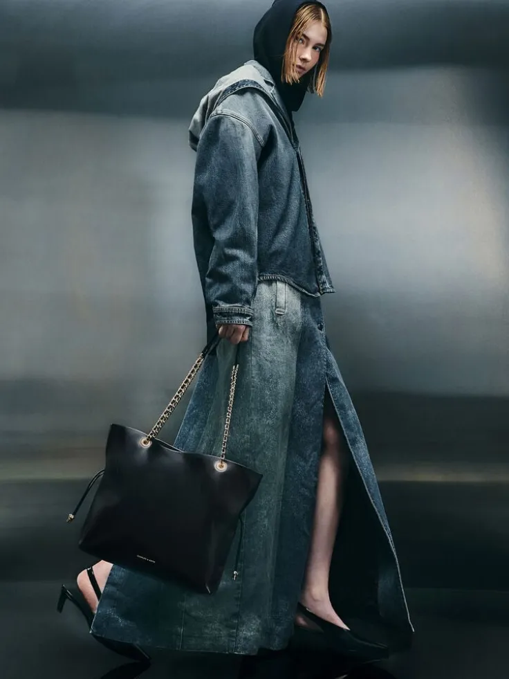 Arya Braided-Chain Tote Bag
