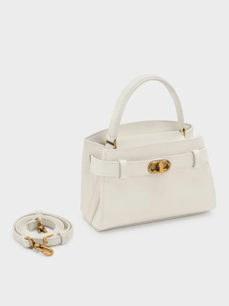 Aubrielle Belted Top Handle Bag