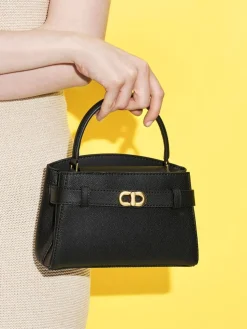 Aubrielle Belted Top Handle Bag