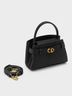 Aubrielle Belted Top Handle Bag