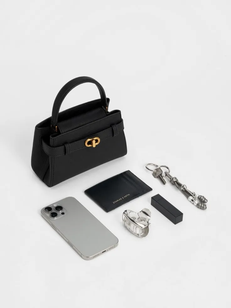 Aubrielle Belted Top Handle Bag