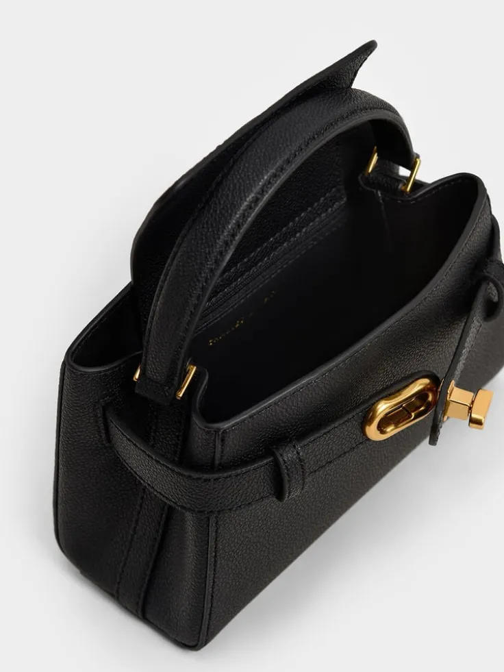Aubrielle Belted Top Handle Bag