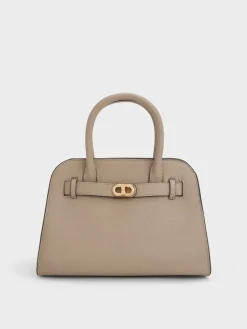 Aubrielle Belted Tote Bag