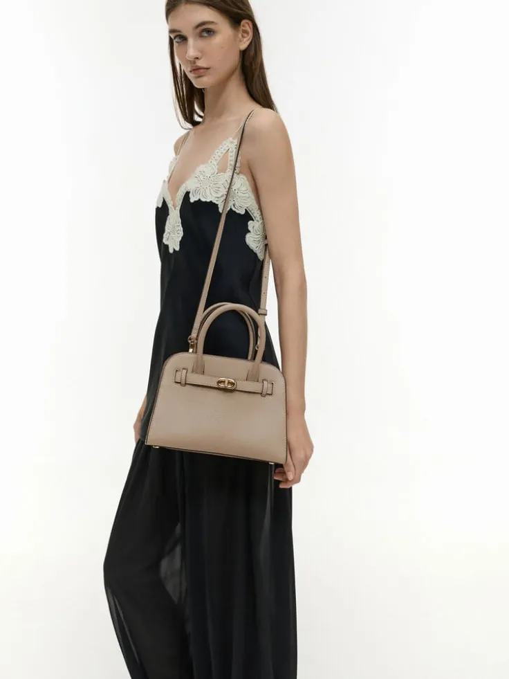Aubrielle Belted Tote Bag