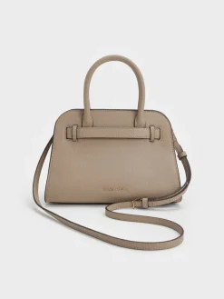 Aubrielle Belted Tote Bag