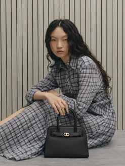 Aubrielle Belted Tote Bag