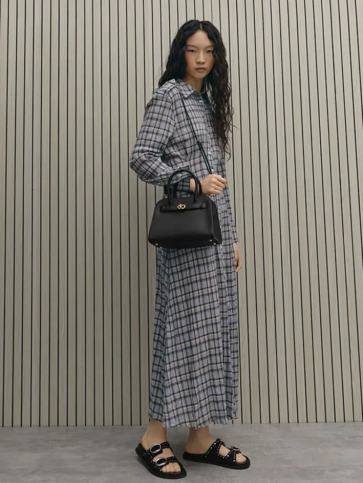 Aubrielle Belted Tote Bag
