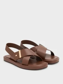 Audra Crossover Slingback Sandals