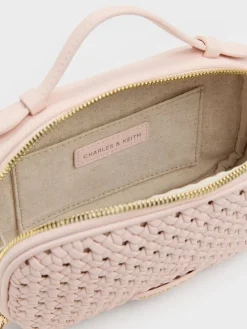 Azure Woven Crossbody Bag