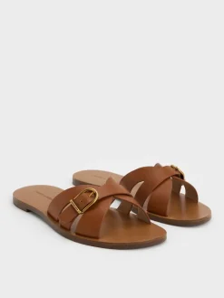 Belted Slide Sandals