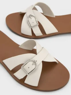 Belted Slide Sandals