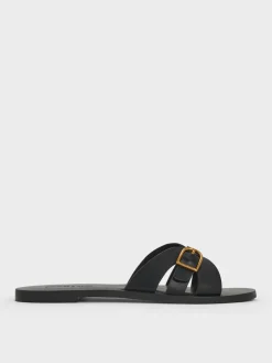 Belted Slide Sandals