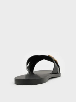 Belted Slide Sandals