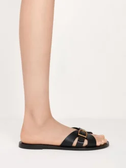 Belted Slide Sandals