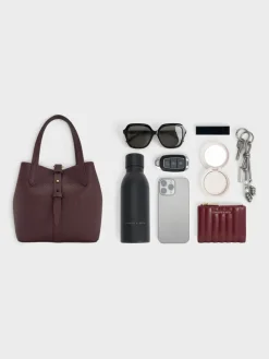 Beryl Belted Bucket Bag