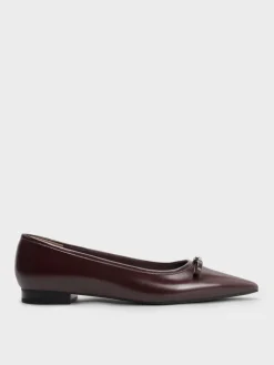 Bow Pointed Ballet Flats