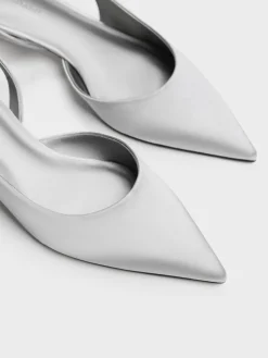 Brantley Bow Slingback Kitten Heels