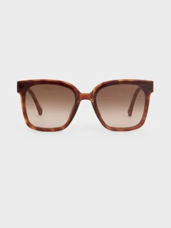 Brea Tortoiseshell Foldable Sunglasses