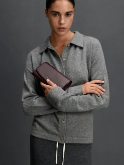 Briony Curved Flap Long Wallet