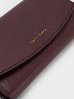 Briony Curved Flap Long Wallet