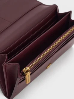 Briony Curved Flap Long Wallet