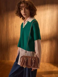Britton Top Handle Tote Bag