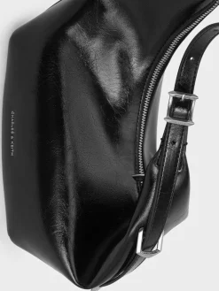 Bryna Curved Hobo Bag