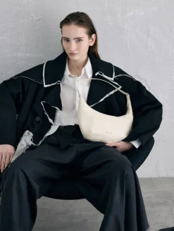 Bryna Curved Hobo Bag