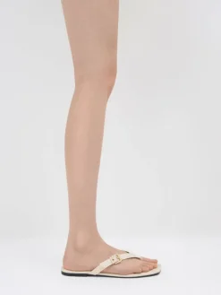 Buckled Thong Sandals